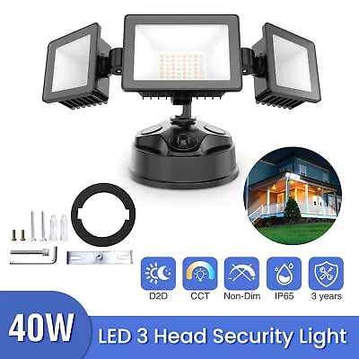 LED Security 2 Modes Flood Outdoor Lights 4000LM Waterproof Light Motion Sensor • $29.99