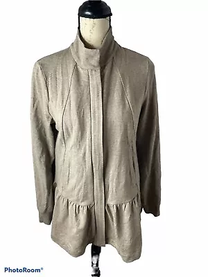 CAbi Style 3543 Weekend Topper Jacket Woman Beige Tan Size Small • $18