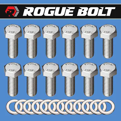 Sbc Intake Manifold Bolts Hex Stainless Steel 283 327 350 400 Small Block Chevy • $21.83