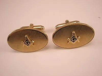 Mason's Vintage ANSON BRAND Cuff Links Masonic Grand Scottish Rite Shriner • $35.49