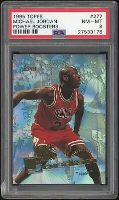 1995/96 Topps Power Boosters #277 Michael Jordan PSA 8 *3178 • $230.95