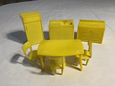 Vtg. Louis Marx Dollhouse Kitchen Furniture Lot With Imprinted Logo • $16.99