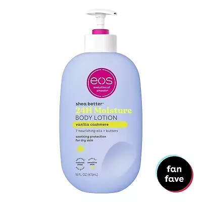 Eos Shea Better Body Lotion For Dry Skin Vanilla Cashmere 16 Fl Oz • $10.89