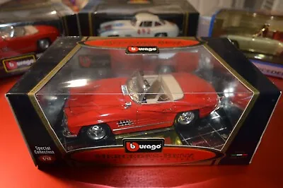 Bburago 1957 Mercedes Benz 300 SL Roadster 1/18 • $33