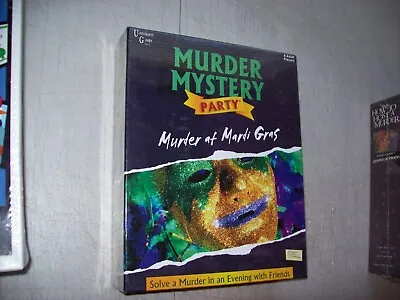 2016 Murder Mystery Game Murder At The Mardi Gras NEW Factory Sealed • $9.95