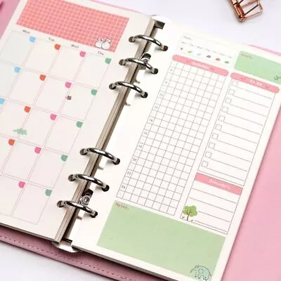 To Do List Loose Leaf Notebook Refill 6 Holes Planner Agenda  School Office • $13.43