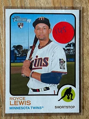 2022 Topps Heritage High Number - #515 Royce Lewis (RC) • $1.35