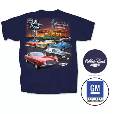 Chevrolet Monte Carlo Vintage Car Collection Graphic T-Shirt Official Licensed • $24.99