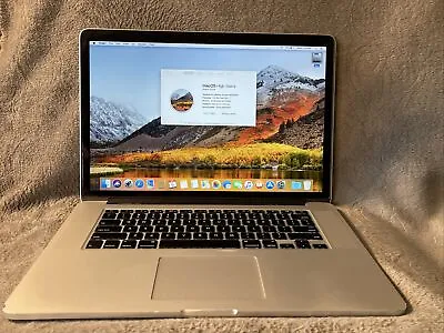  Mid-2015 Apple Macbook Pro 15  Retina MJLT2LL/A 2.5GHz I7 16GB RAM 500GB SSD • $309.99