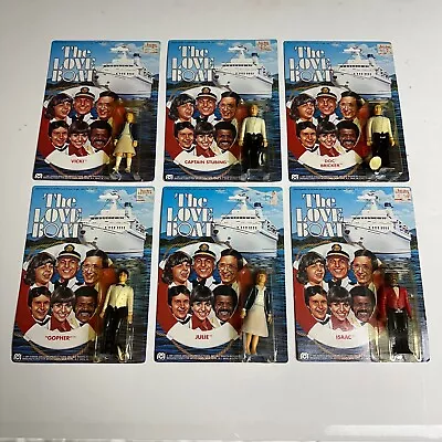 Vintage The Love Boat Action Figure 1981 Complete Set Of 6 Sealed Mego NOS • $300