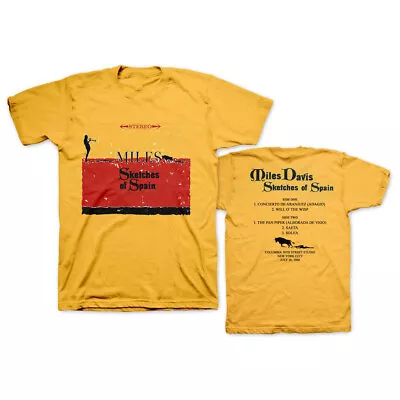 2 Sides Miles Davis Sketches Of Spain Shirt Classic Yellow Unisex S-5XL HB198 • $30.99