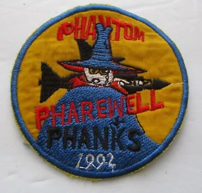 Us Navy Usn Avaition Jet Fighter F-4 Phantom Farewell Phanks • $12.99