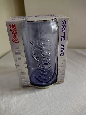 COCA COLA Retro Can Glass Grey 300ml New Boxed McDonalds Coke Advertising Gift  • £10