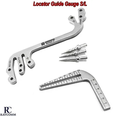 $25.99 • Buy Dental Implant Locator Drill Guide Depth Gauge Parallel  3 Pins S-Type L-Type CE