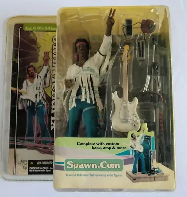 Mcfarlane' Toys Jimi Hendrix Aug 8 1969-8:04am Action Figure 2003 Nip • $79.99