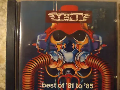 Y&T  Best Of '81 To '85 CD  Gently Used Hard Rock And Metal Mean Streak • $12.99