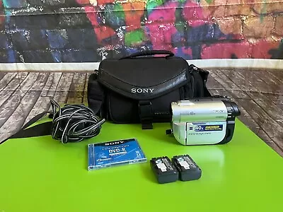 Sony Handycam DCR-DVD610 Mini DVD Video Camcorder W/Charger Battery & Carry Bag • $74.99
