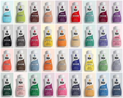 £7.95 • Buy Rit Dye More Synthetics Powder Liquid All Purpose Clothing Fabric Plastic Cotton