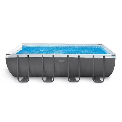 $1149.99 • Buy Intex 18ft X 9ft X 52in Ultra Frame Rectangular Pool Set With Sand Filter Pump L