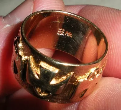 VINTAGE RETIRED JAMES AVERY 14K GOLD ANGELS WEDDING BAND RING SIZE 6 3/4 Tuvi • $850