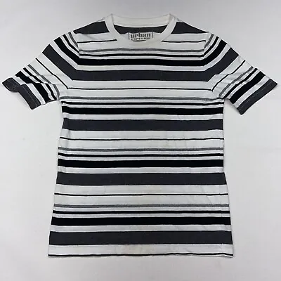 £12.17 • Buy Urban Pipeline T-Shirt Boys Small Short Sleeve Striped Shirt Gray White
