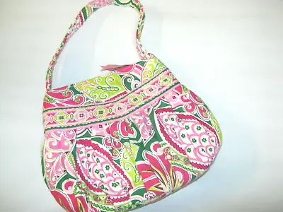 Vera Bradley Pinwheel Pink SMALL Hannah  Purse MINI Bag 7 X 7 X 2 EUC • $6.95