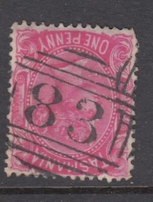 Tasmania Numeral '83' Of Hythe On 1d. Sideface. • $4.95