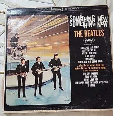Vintage Beatles Something New Orange Album  • $175.99