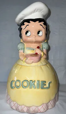 1995 Vandor Betty Boop Baking Cookie Jar / Vintage 11” • $90