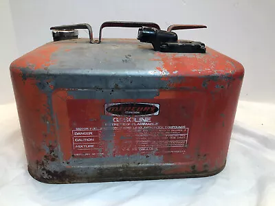 Vintage Mercury Marine Metal Outboard Motor Boat 6 Gallon Fuel Gas Tank Can • $29.95