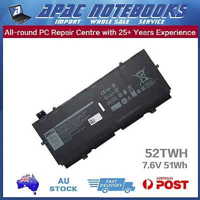 Genuine 52TWH Battery For XPS 13 7390 2in1 13 9310 2in1 XX3T7 P103G 7.6V 51Wh • $91.20