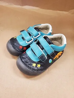 Momo Baby Boy First Walker Toddler Dinosaur Leather Sneakers Shoes Size 4 • $25