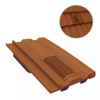 £43.99 • Buy Terracotta Mini Castellated Roof Tile Vent, Marley Ludlow Plus Redland Sandtoft