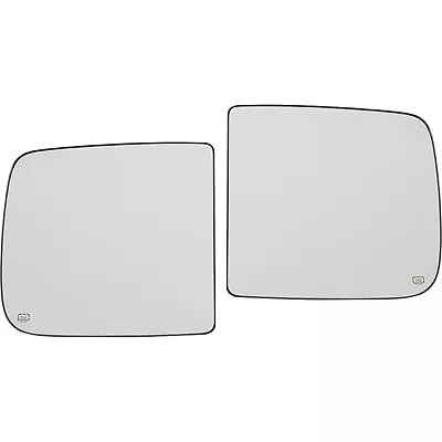 Set Of 2 Mirror Glasses  Driver & Passenger Side Upper Heated For Ram Truck Pair • $26.21