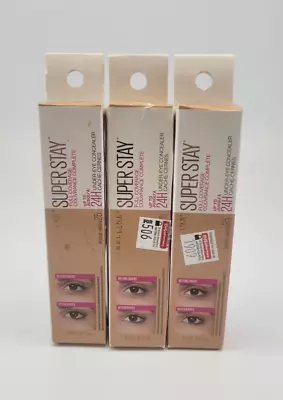 (3) Maybelline Super Stay Full Coverage 24H Under-Eye Concealer 25 Medium • $11.16