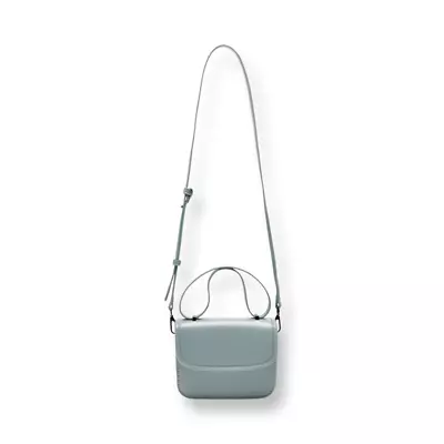 Zara Woman Double Strap Crossbody Bag Blue • $39.90