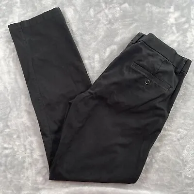 H&M Chino Pants Mens 34R (Measure 32x30) Cotton Stretch Slim Leg Flat Front • $7.99