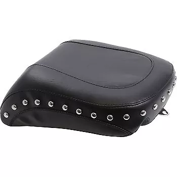 Mustang Wide Rear Seat Black Studded For 05-17 Harley Davidson Softail Deluxe • $274.50