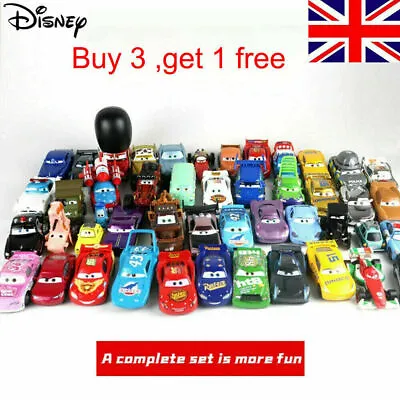 Disney Pixar Cars 1:55 No.95 Lightning McQueen Diecast Model Car Toys Kids Gift • £28.99
