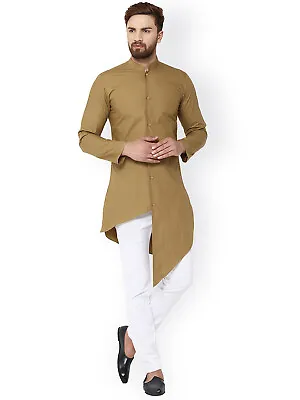 £20.39 • Buy Indian Clothing Handmade Kurta Fashion Shirt Men's Kurta 100% Cotton New Dress