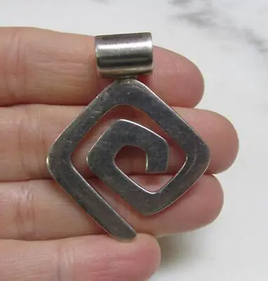 SILPADA Sterling Silver Modernist Swirl Pendant ~ 12grams ~ 11-G804 • $24.99