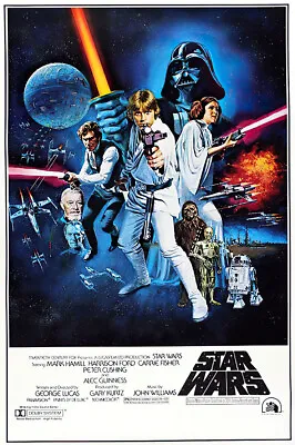 Star Wars: Episode IV - A New Hope - Movie Poster (Style C) (Size: 27  X 40 ) • $15.99