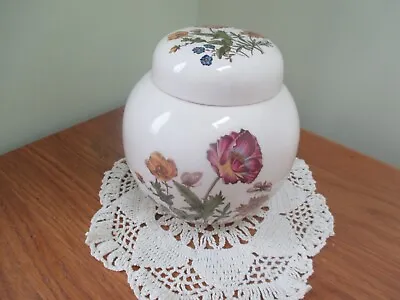 £17.50 • Buy Fine Vintagethe  Masons Pottery Floral Poppy And Flowers Lidded Ginger Jar