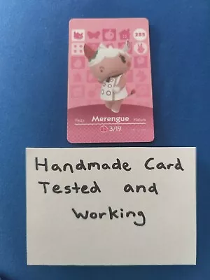$5.99 • Buy Animal Crossing Merengue Rhino Handmade Working Amiibo Card