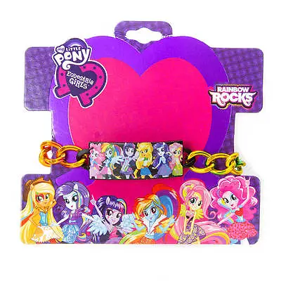 My Little Pony ID Bracelet Equestria Girls Hasbro Fluttershy Apple Jack NWT • $8.50