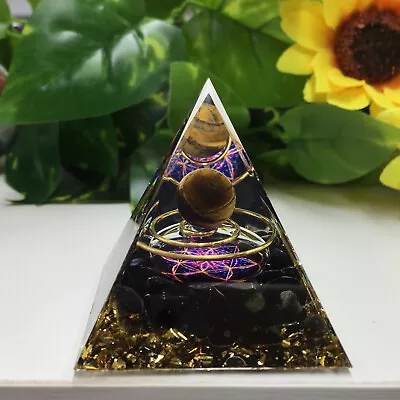 Orgonite Pyramid   Ball，Chakra Energy Quartz Crystal Healing Reiki 1pc • $5.50