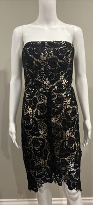 $5.99 • Buy Lover The Label Dress 8 - Lace Strapless Cocktail Dress - Size 8