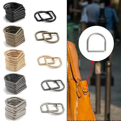 D Rings Welded Buckles For Webbing & Bag Straps Metal Fastening 20/25/30/35/40mm • £3.85