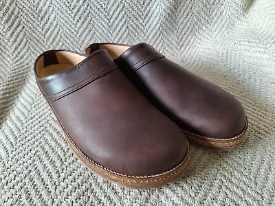 Haflinger Travel Classic Brown Leather Clog Eu47 • £70