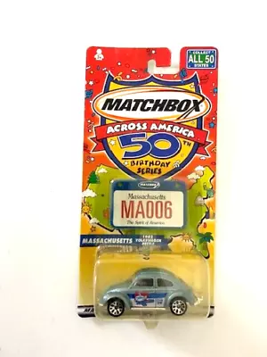 MATCHBOX ACROSS AMERICA 50TH BIRTHDAY #06 Massachusetts 1962 Volkswagen • $4